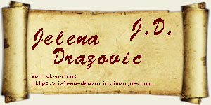 Jelena Dražović vizit kartica